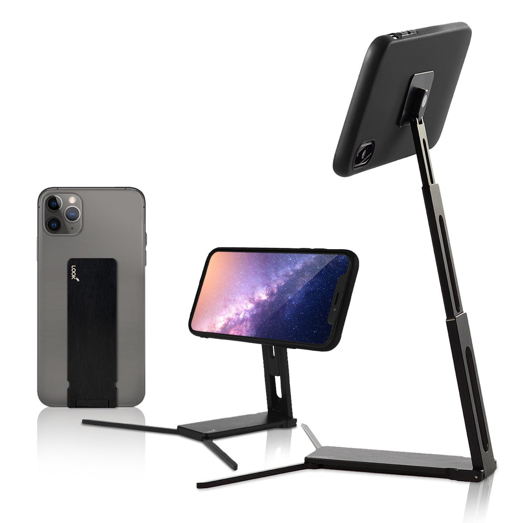 Lookstand and Detach Mount Steel Adjustable Cell Phone Stand