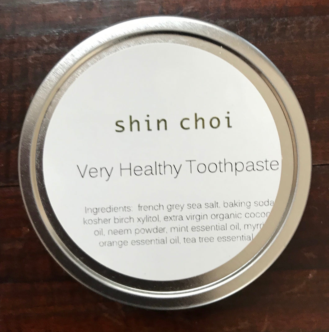 French Grey Sea Salt and Baking Soda Toothpaste